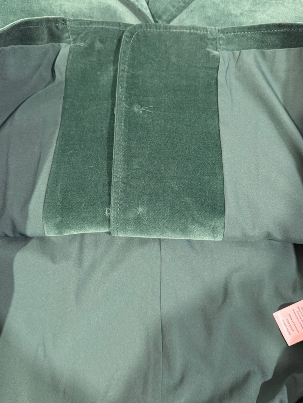 Talbots Pine Grove‎ Green Velveteen Jacket Blazer Size 12P - Picture 9 of 12